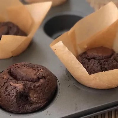 Brownie muffin recept