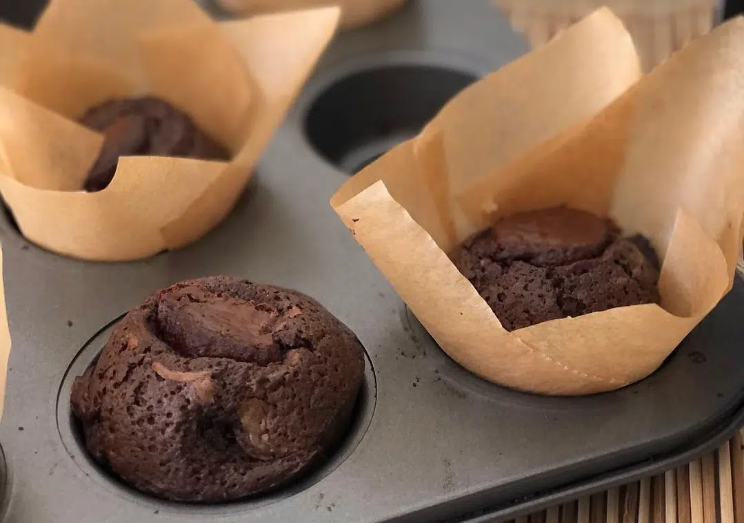 Brownie muffin recept